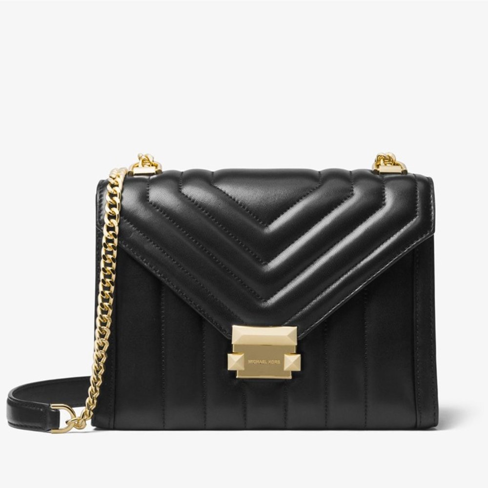 Michael Kors Whitney Large Quilted Leather Convertible Shoulder Bag